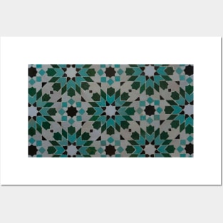 Morocco Islamic tile pattern 5 Posters and Art